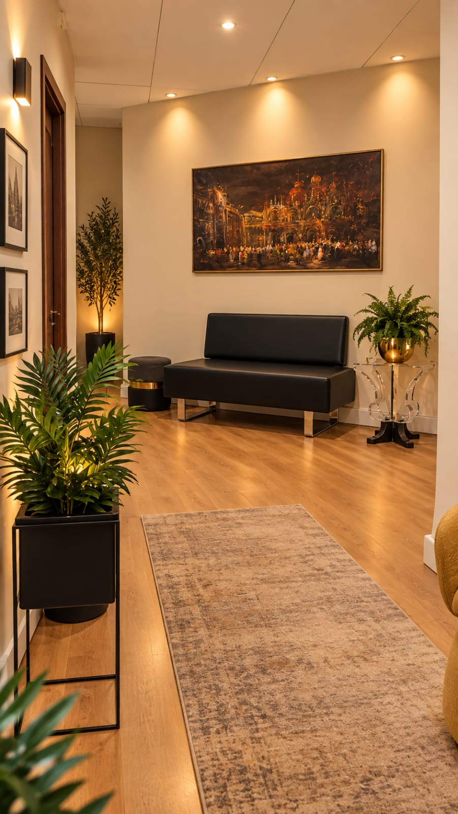 Sala d’attesa dello Studio Legale D’Antonio in Via Francesco de Sanctis a Roma